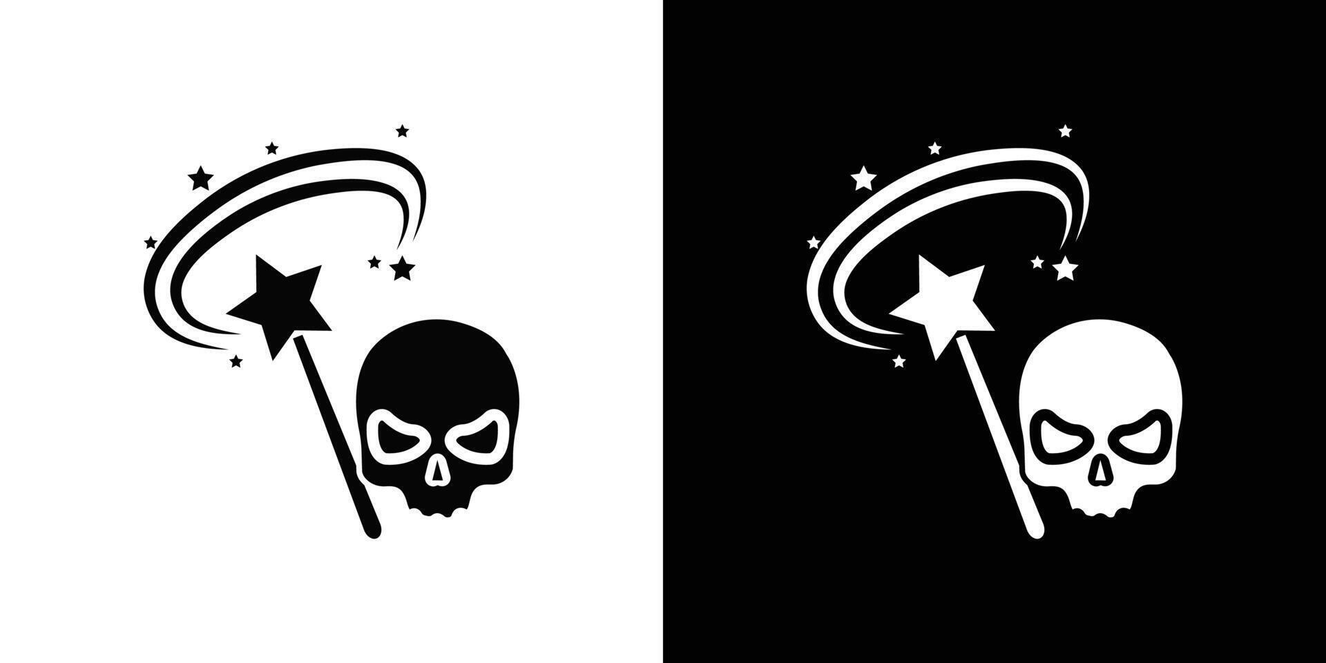 Black magic icon Isolated flat in outline vector