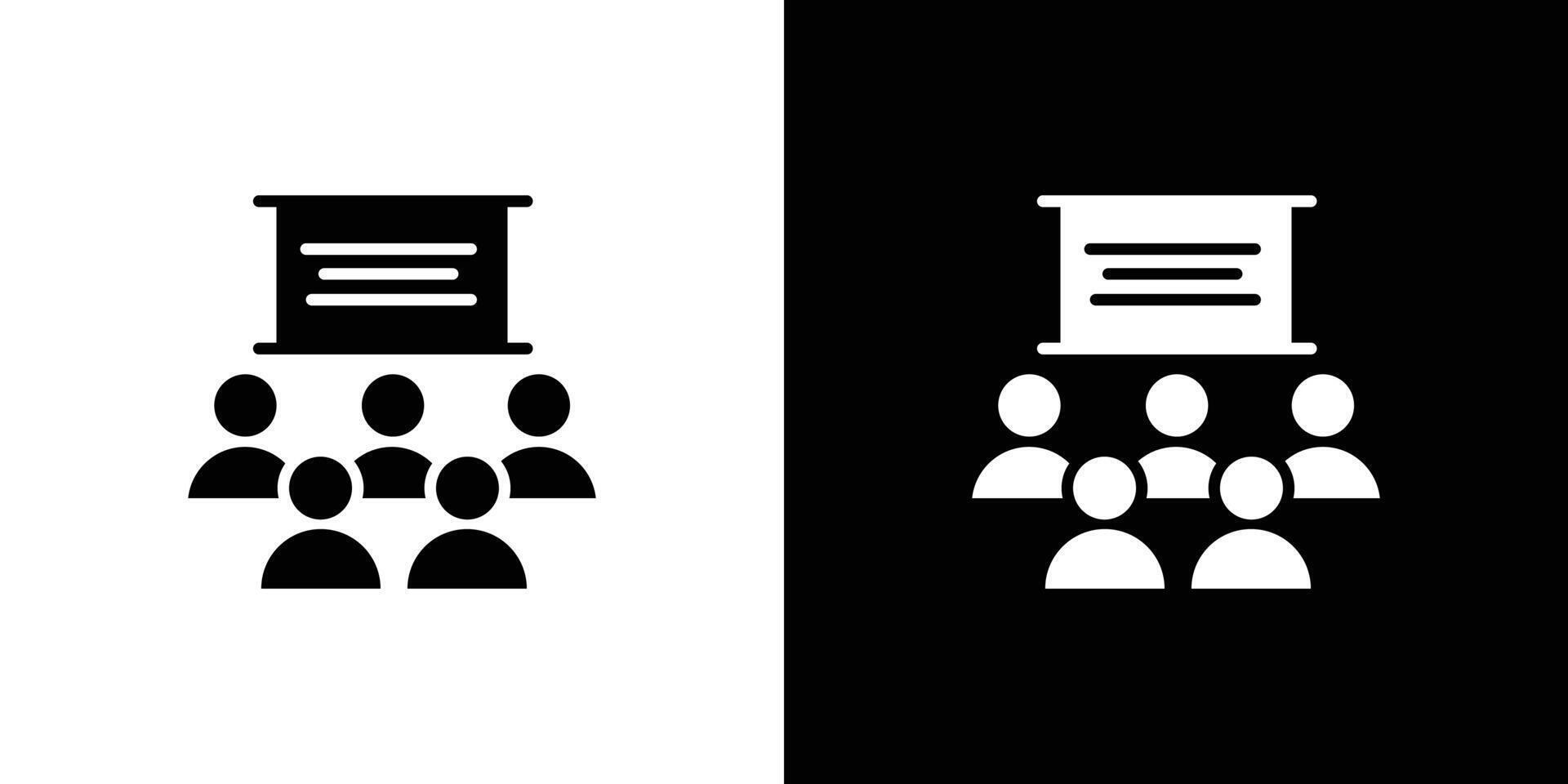 Classroom icon Isolated flat in outline vector