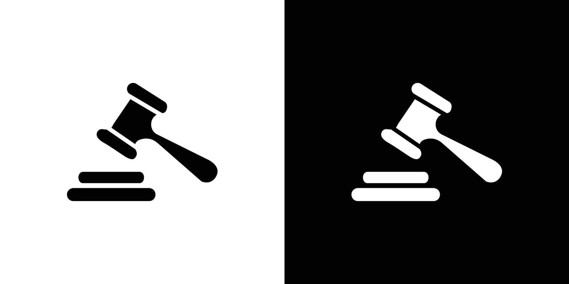 Court judgement icon Isolated flat in outline vector