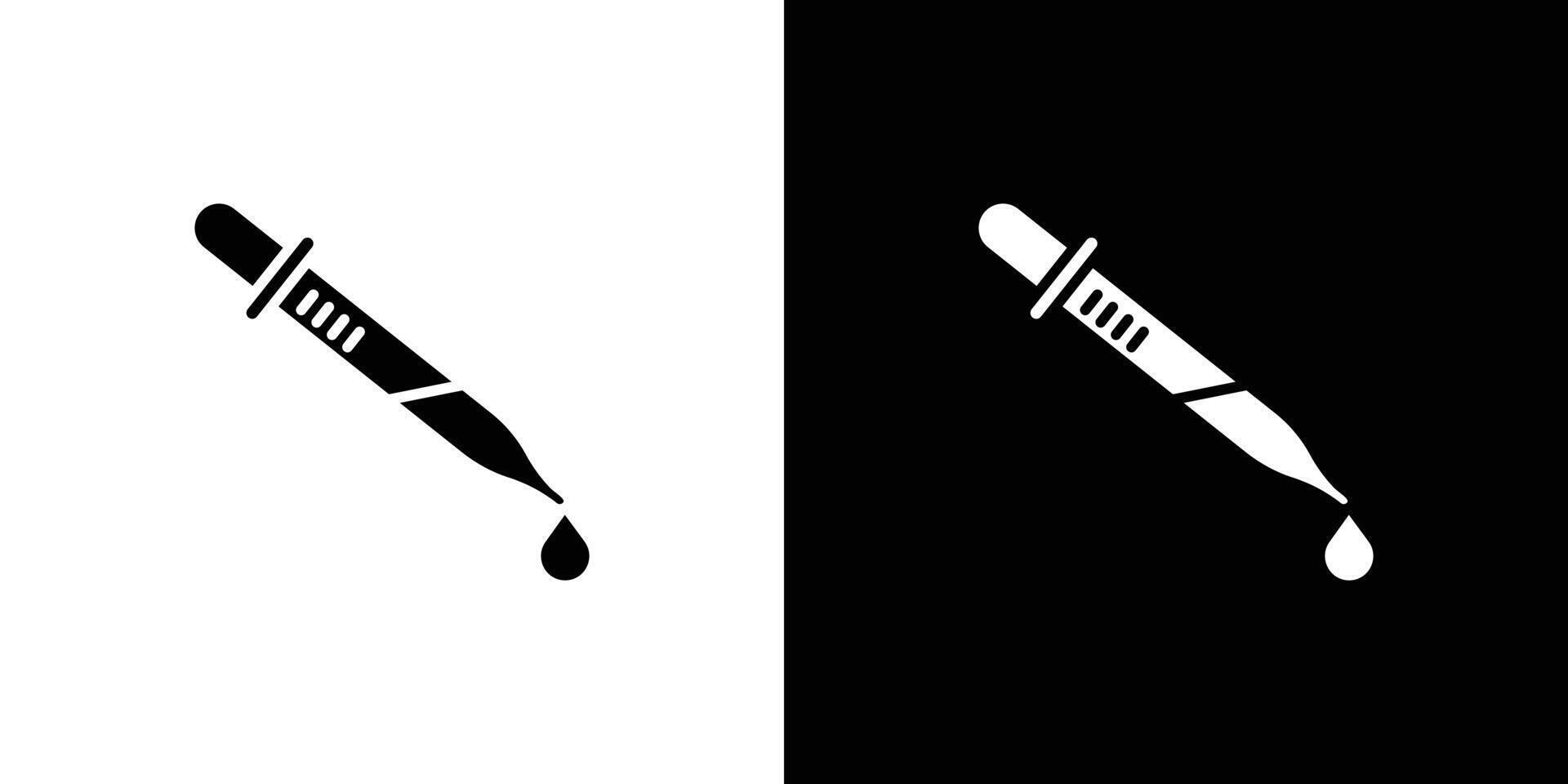 Dropper icon Isolated flat in outline vector