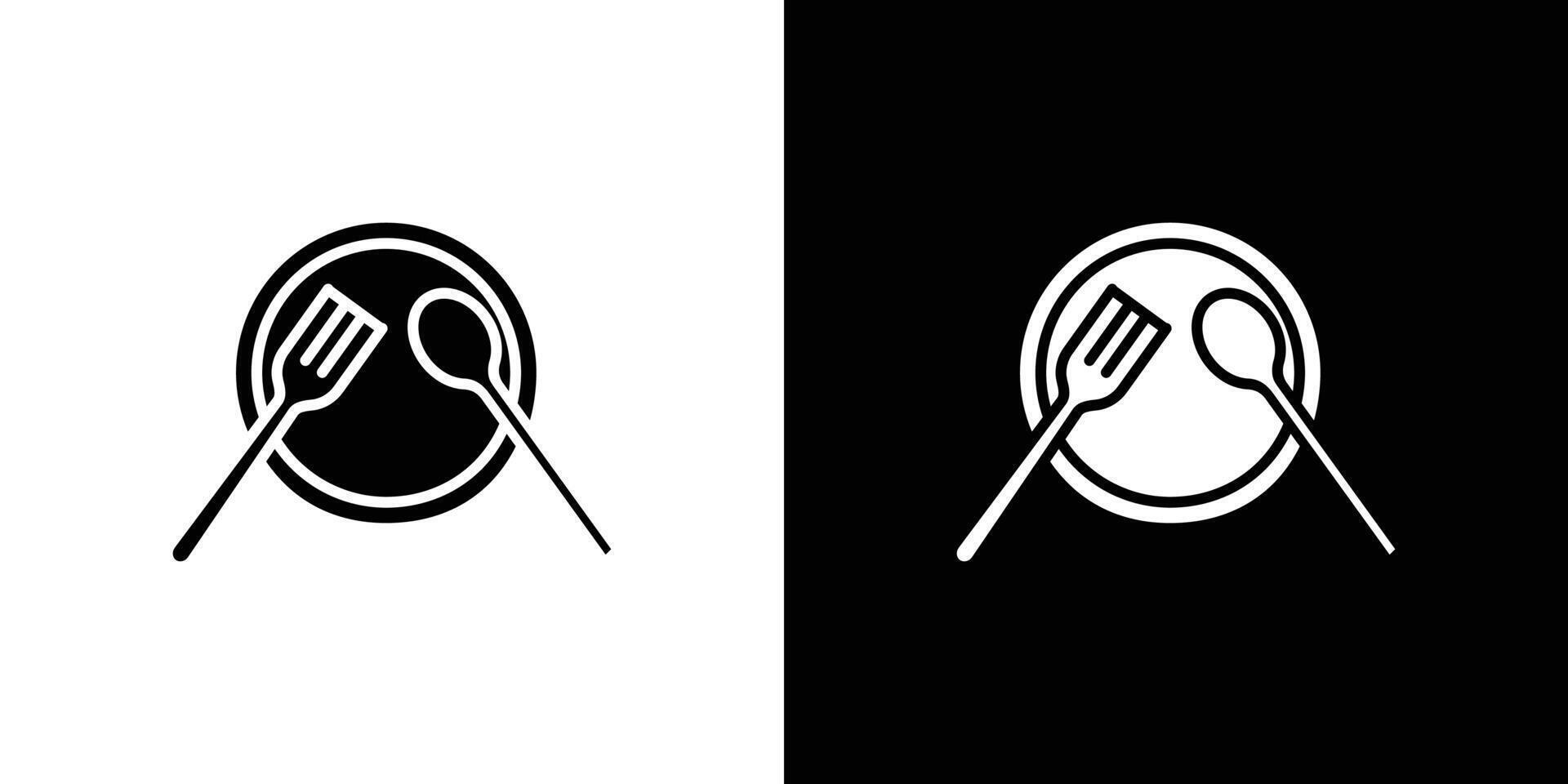 Food and restaurant icon Isolated flat in outline vector
