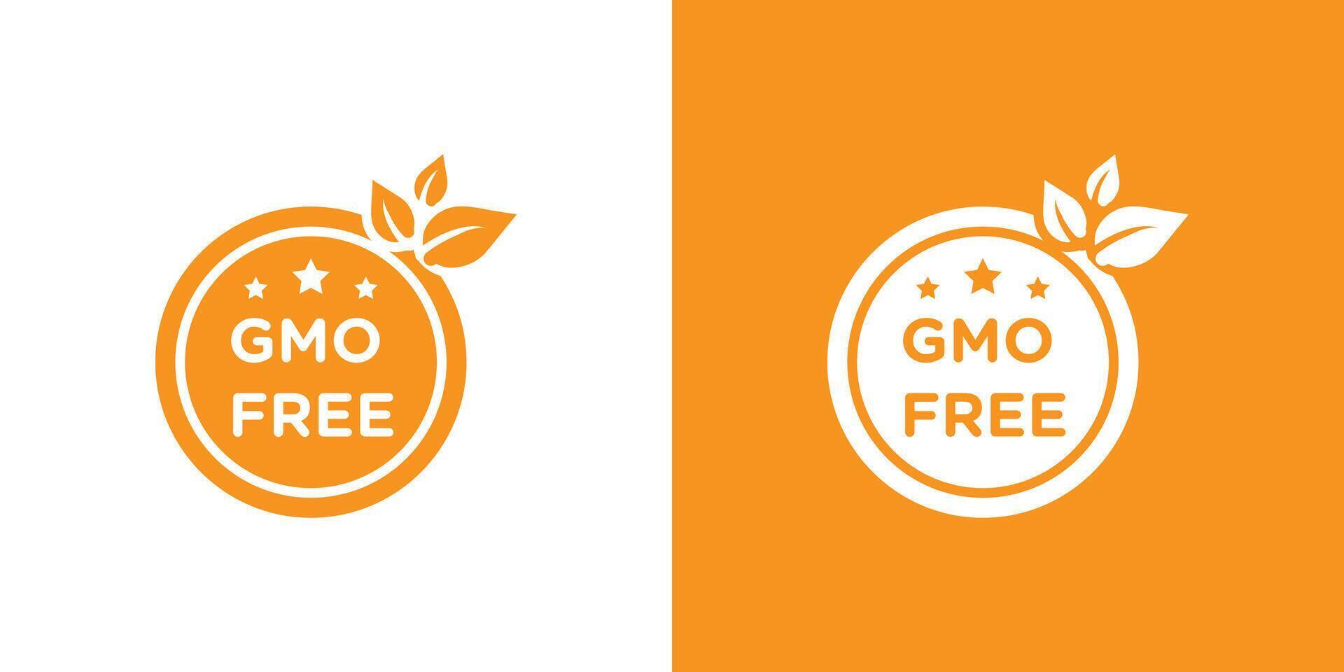 gmo free icon Isolated flat in outline vector