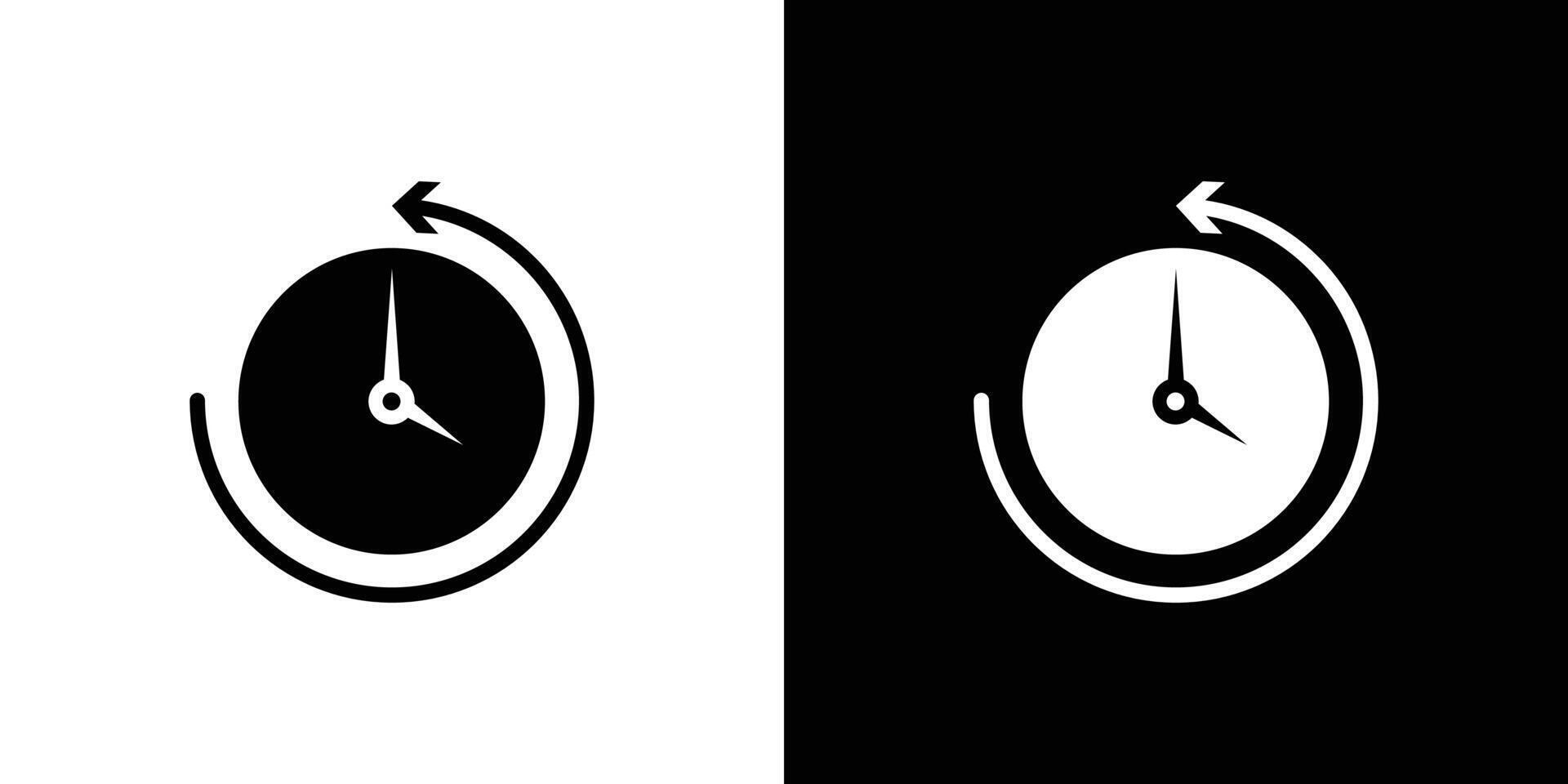 History icon Isolated flat in outline vector