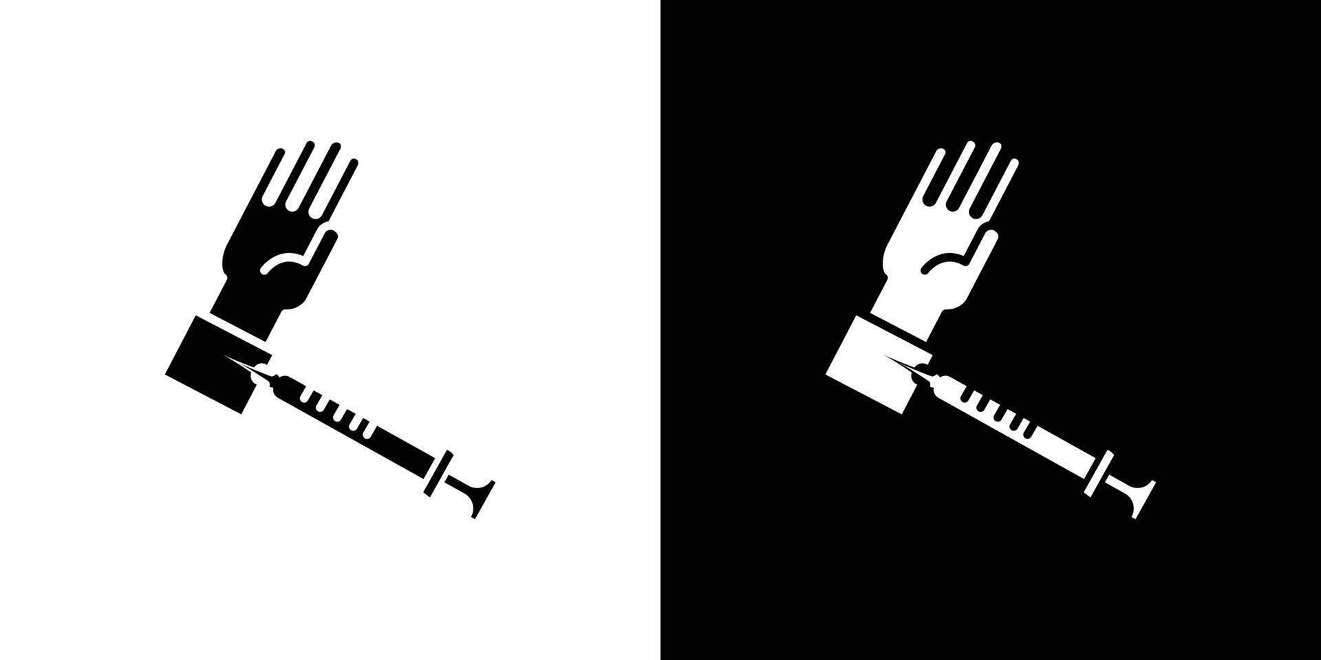 Intradermal injection icon Isolated flat in outline vector