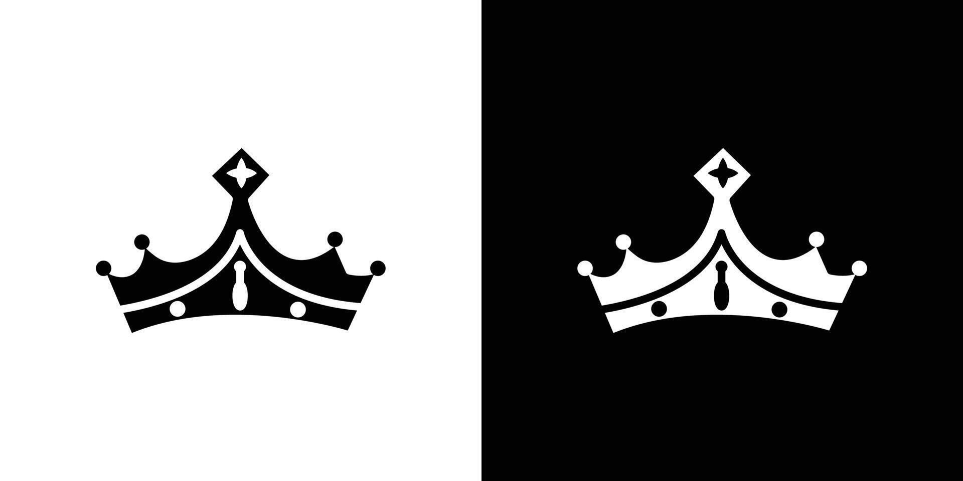 King icon Isolated flat in outline vector