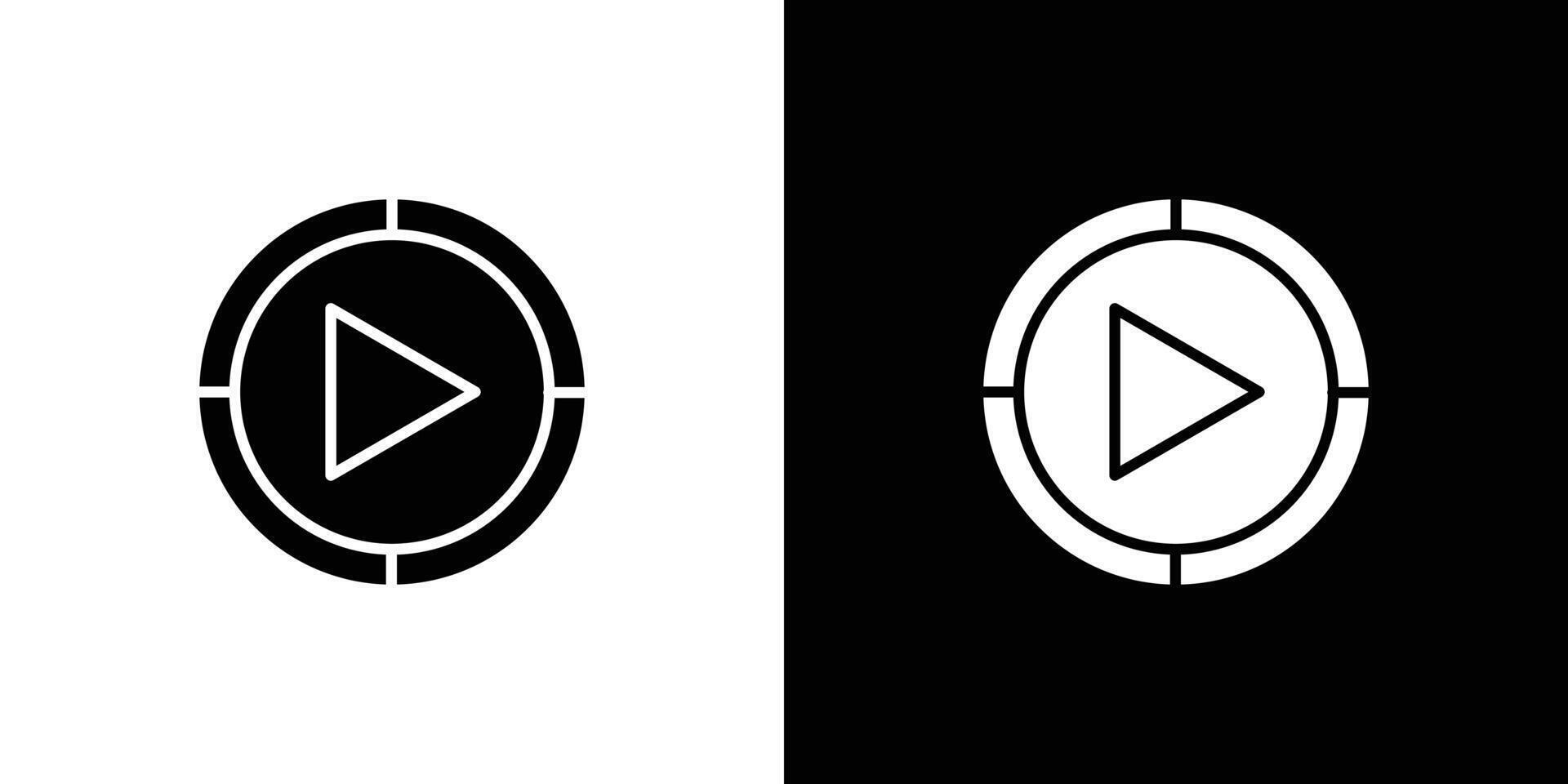 Media player icon Isolated flat in outline vector