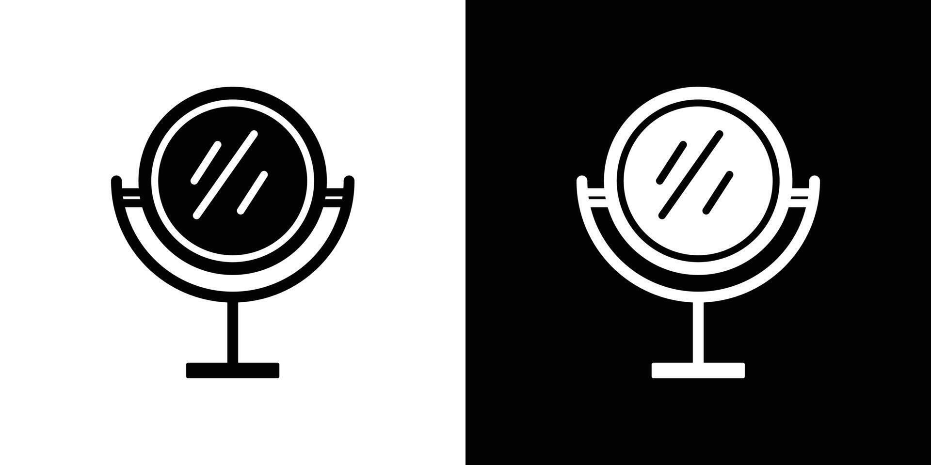 mirror Icon Isolated flat in outline vector