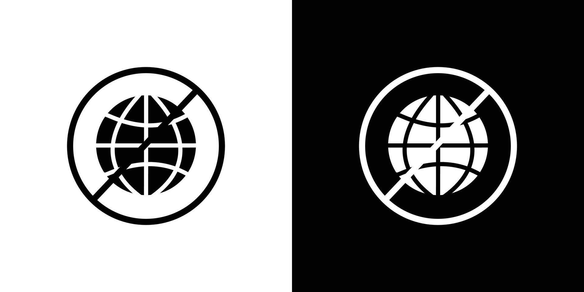 offline icon Isolated flat in outline vector