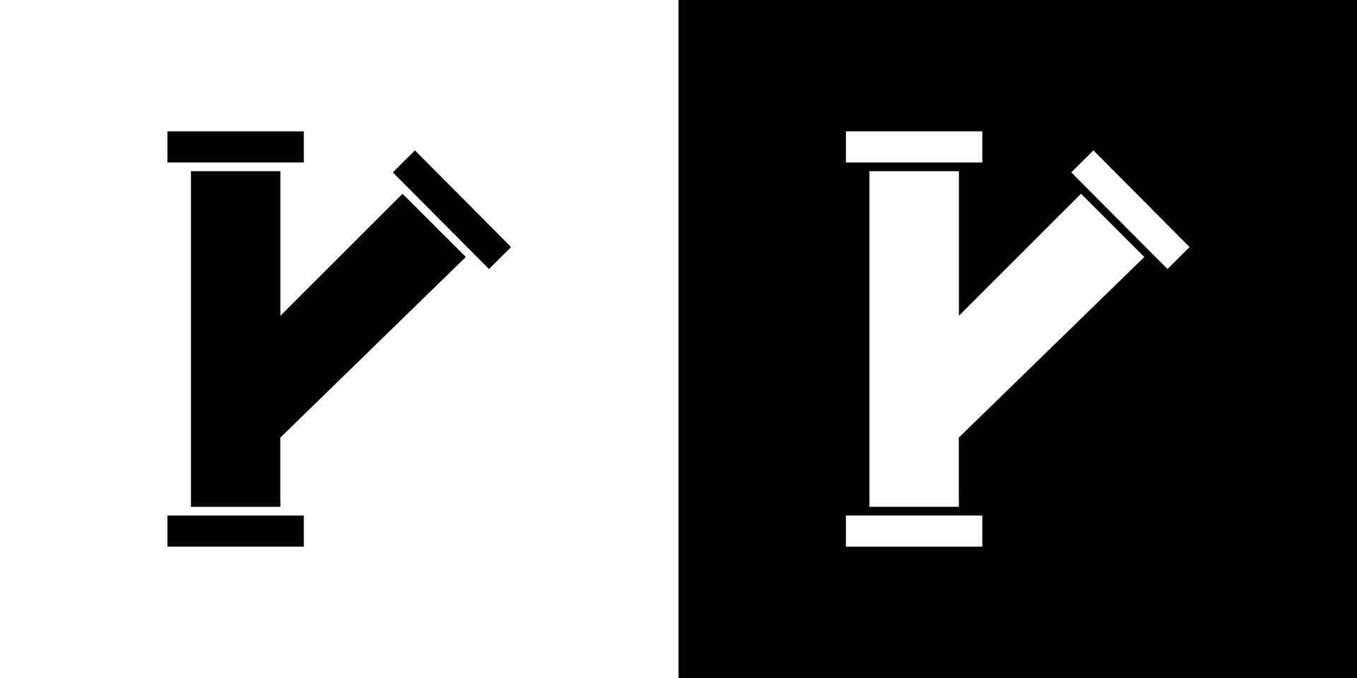 pipe icon Isolated flat in outline vector