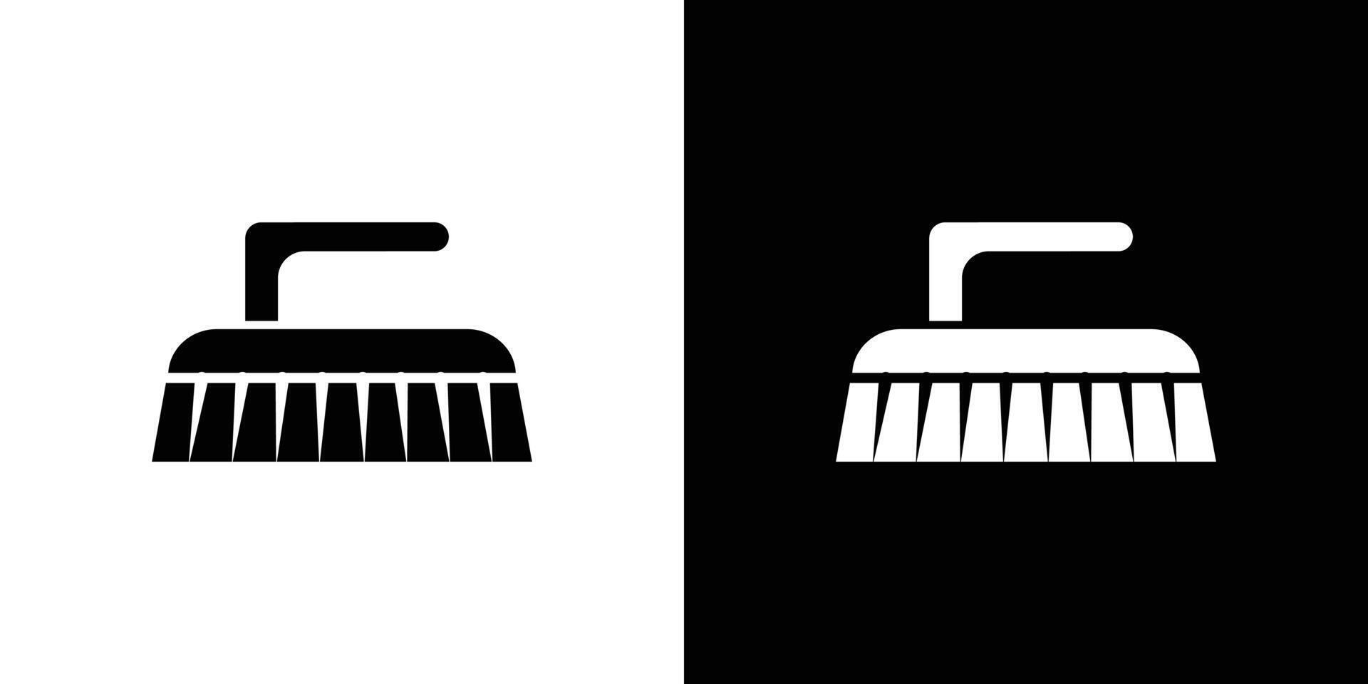 Scrubbing brush icon Isolated flat in outline vector