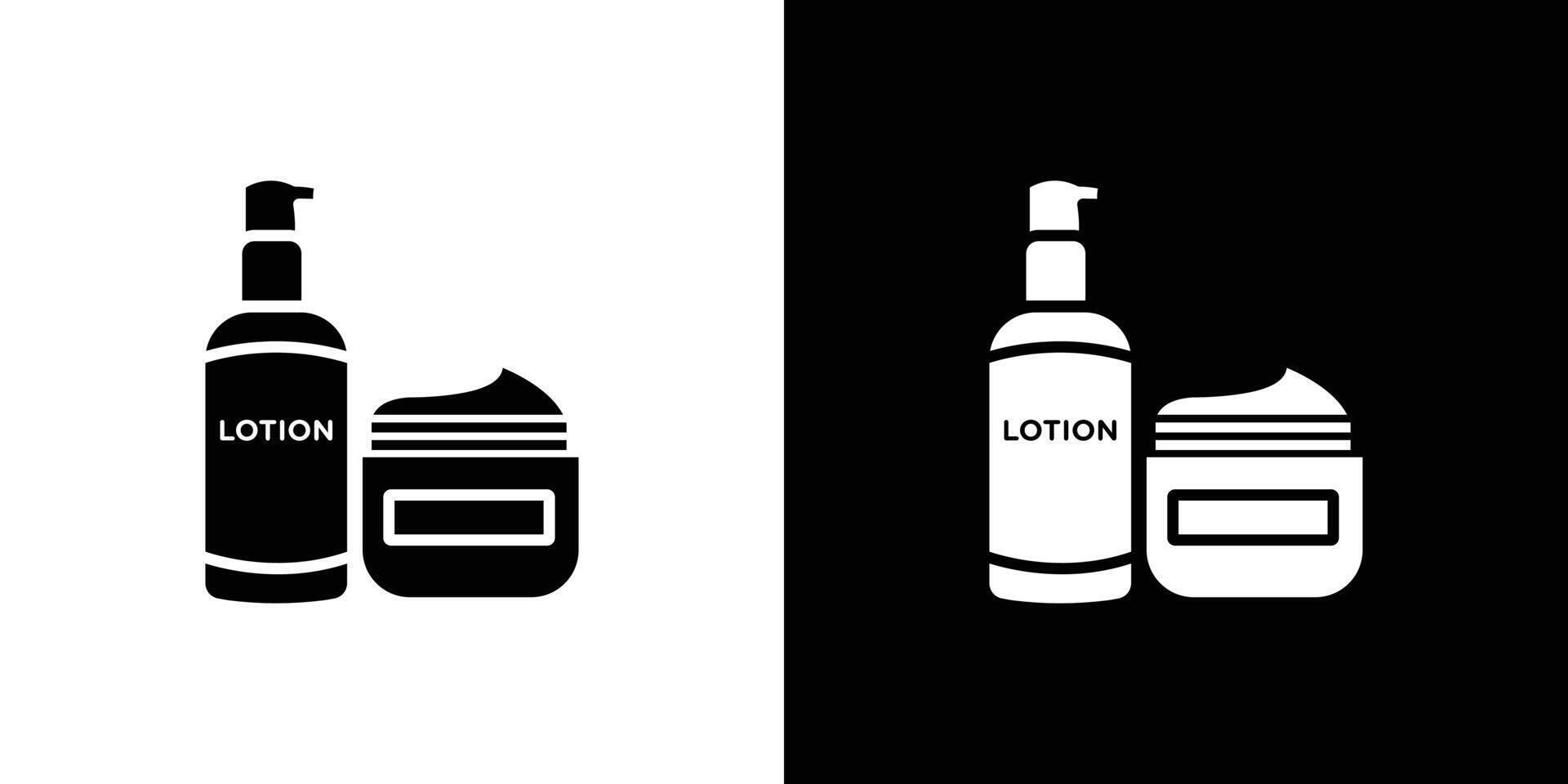 Skincare products icon Isolated flat in outline vector
