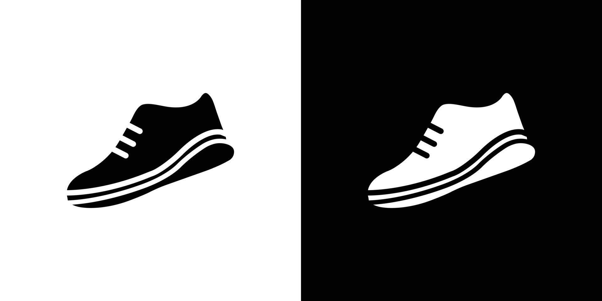 Sneaker shoe icon Isolated flat in outline vector