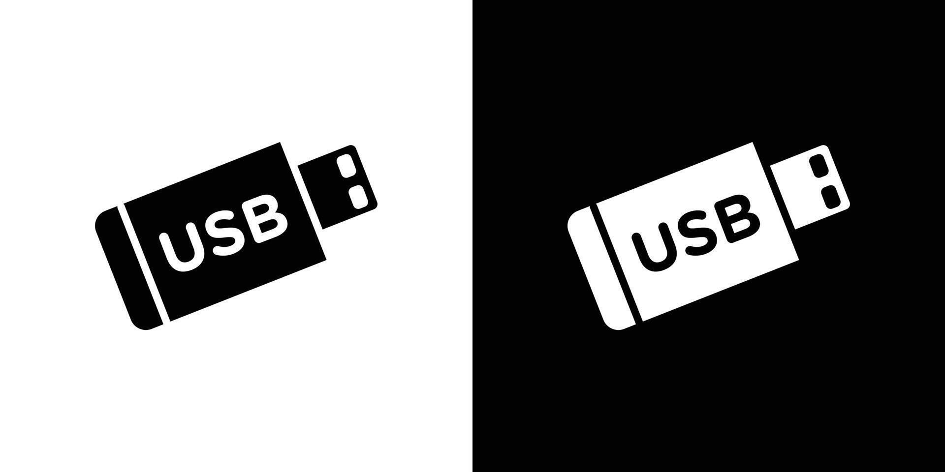 Usb icon Isolated flat in outline vector
