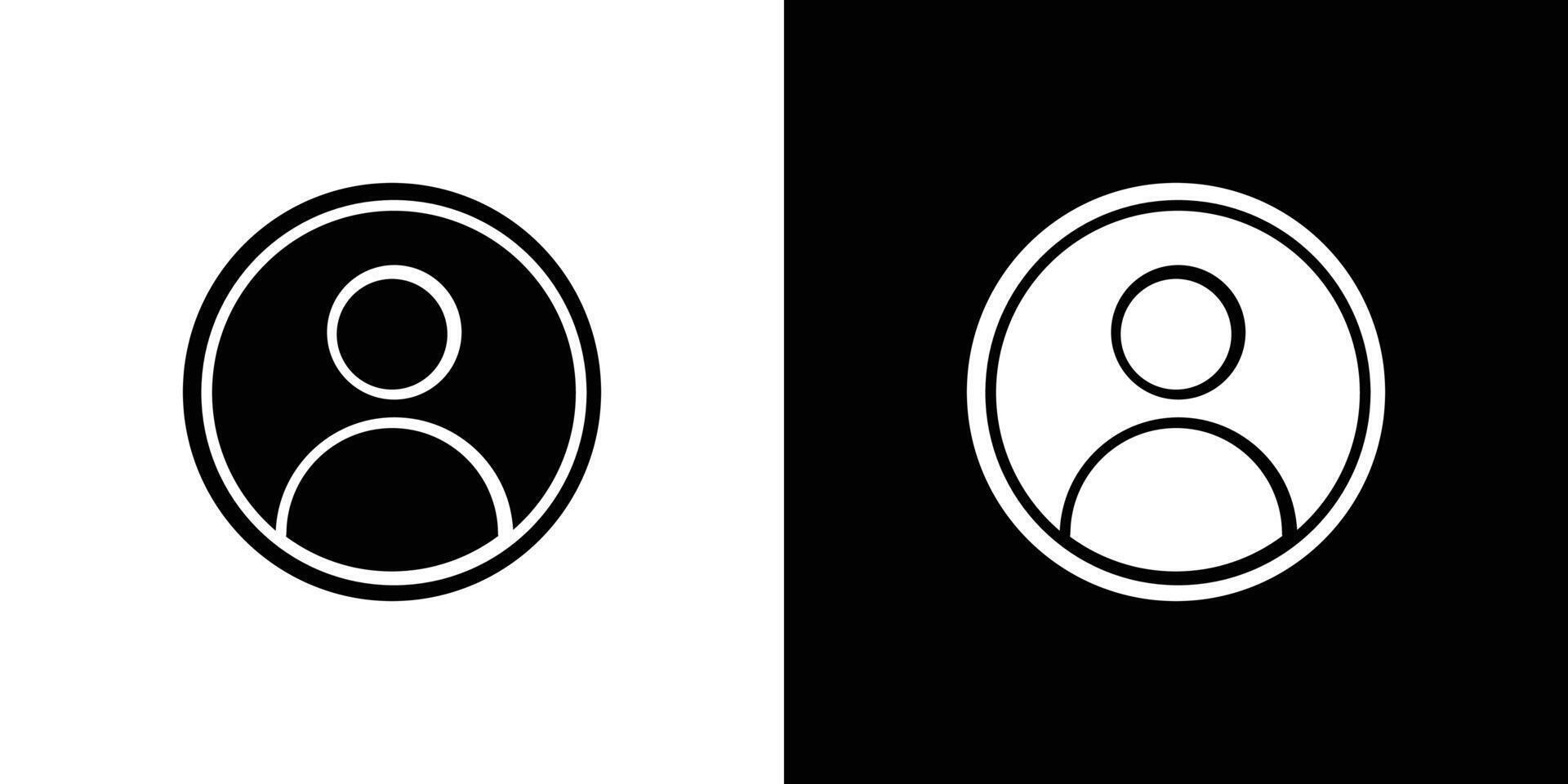 User icon Isolated flat in outline vector