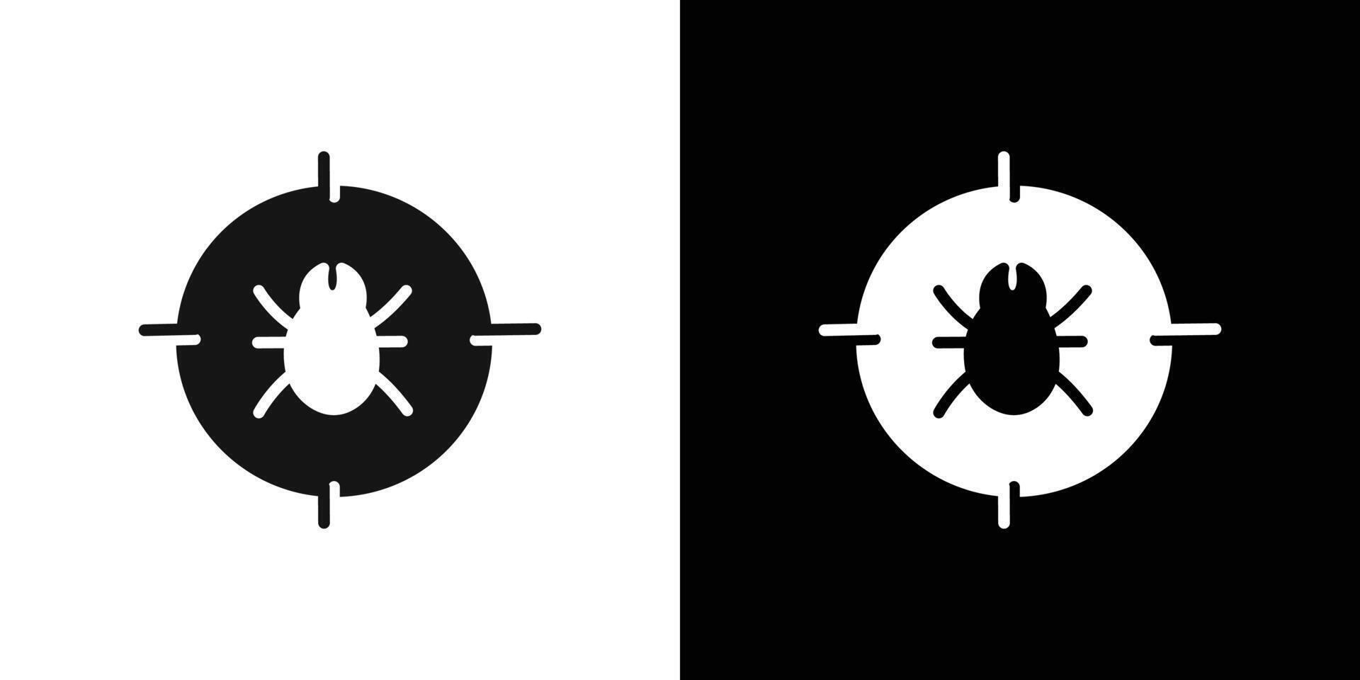 Pest control icon Flat line illustration vector