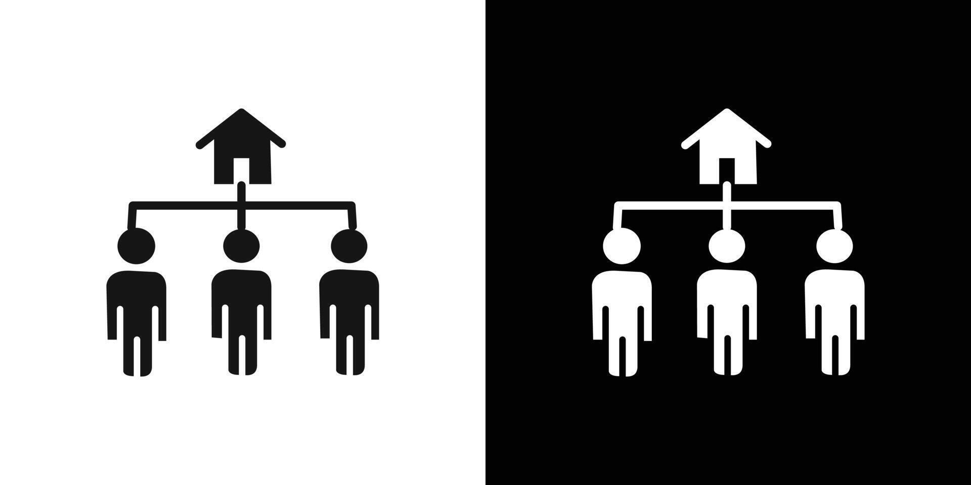 roommates icon Flat line illustration vector