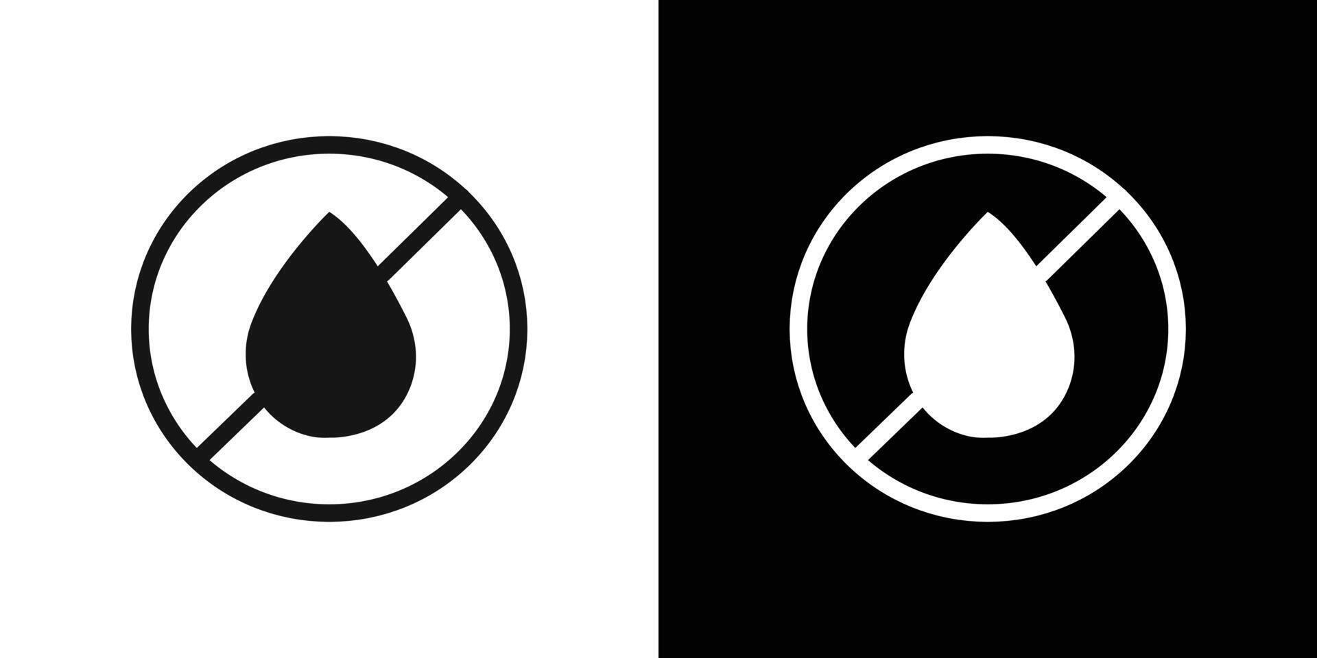 Trans fat free icon Flat line illustration vector