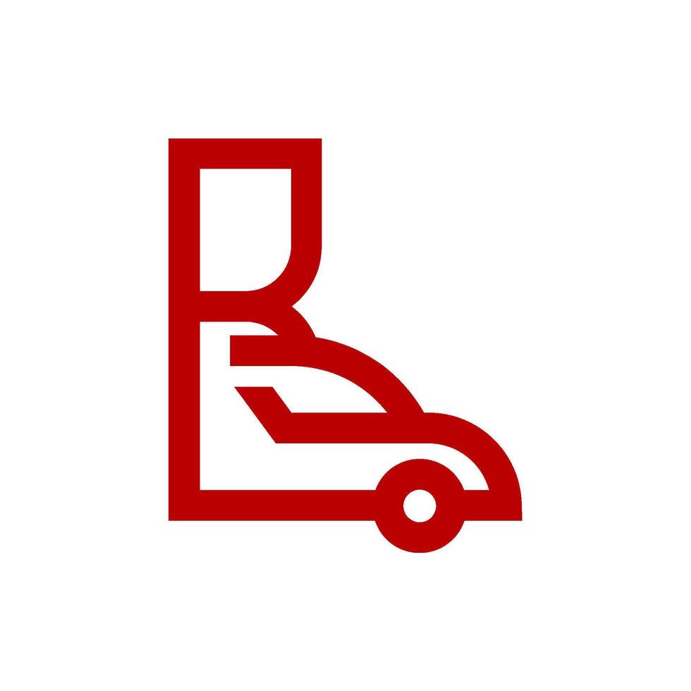 a red car icon on a white background vector