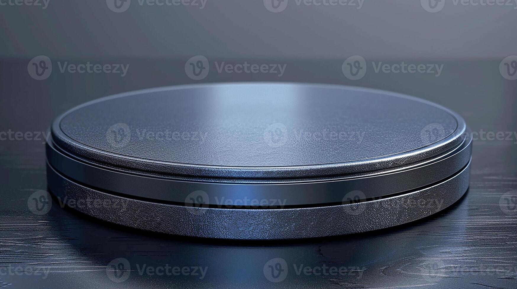 A metal container sitting on a table photo