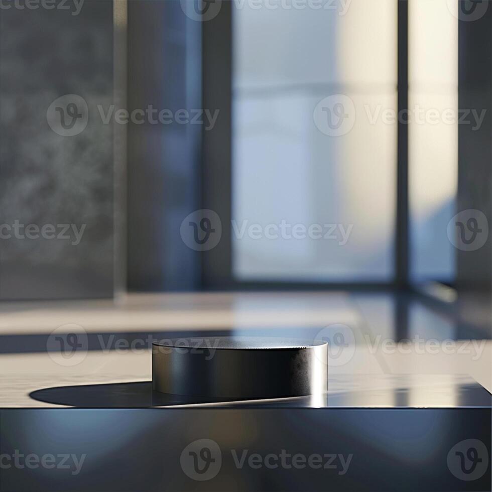 A black object on a table photo