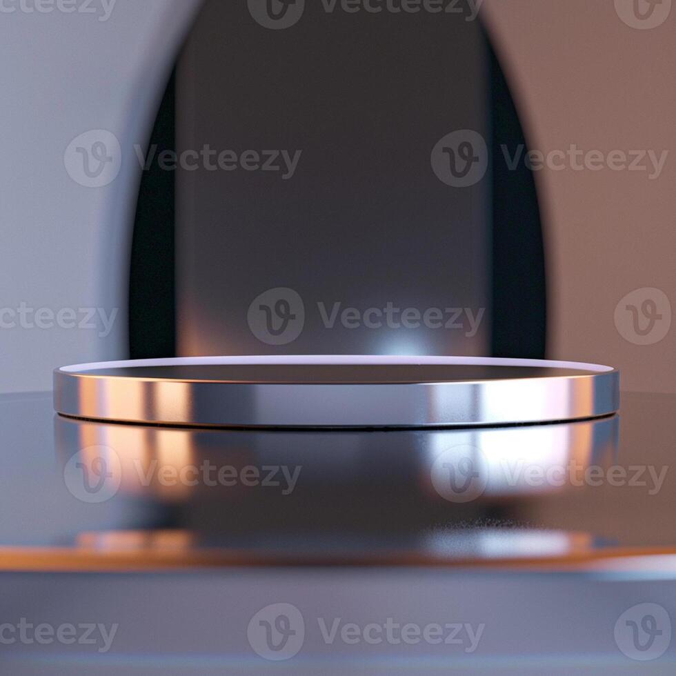 A shiny metal table photo