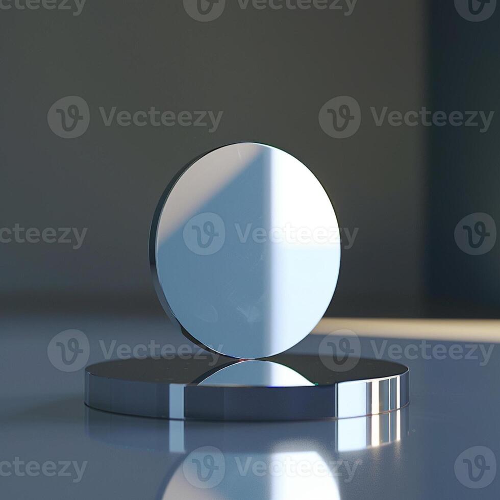 A shiny object on top of a table photo