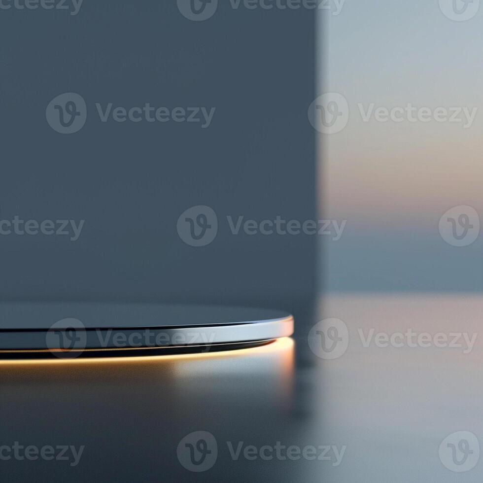 A modern, sleek, and shiny object photo