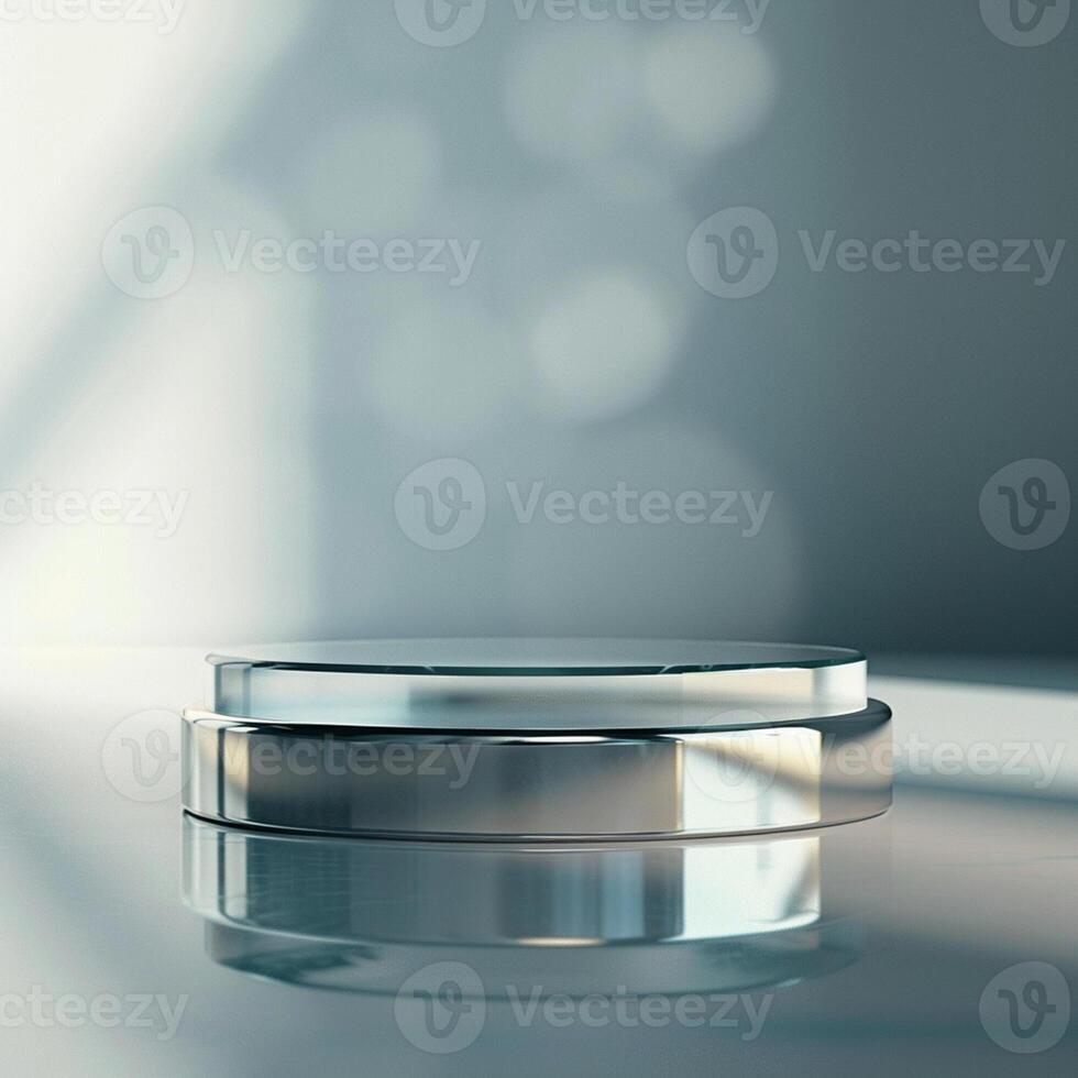 A silver object sitting on top of a table photo