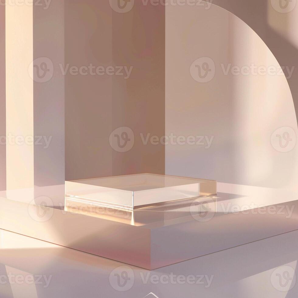 A white box sitting on a table in a room photo