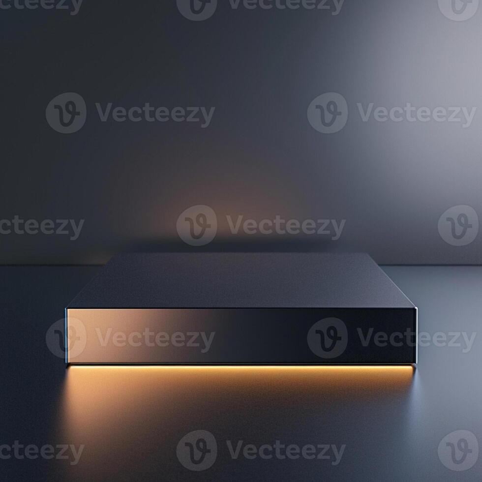 A black box with a light on top photo