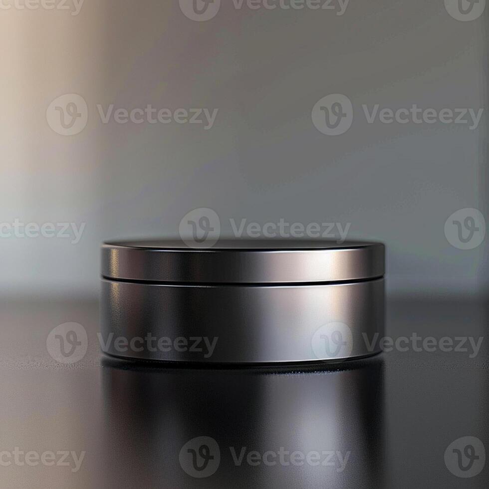 A black box sitting on a table photo