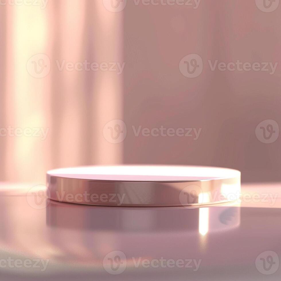 A white circular object sitting on a table photo