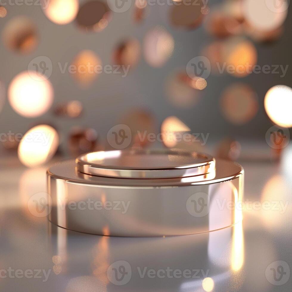 A stack of rings on a table with a few coins photo