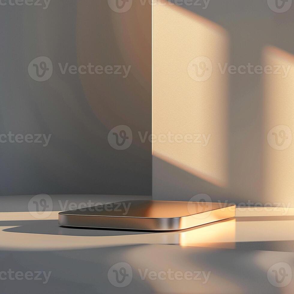 A small square box sitting on a table photo