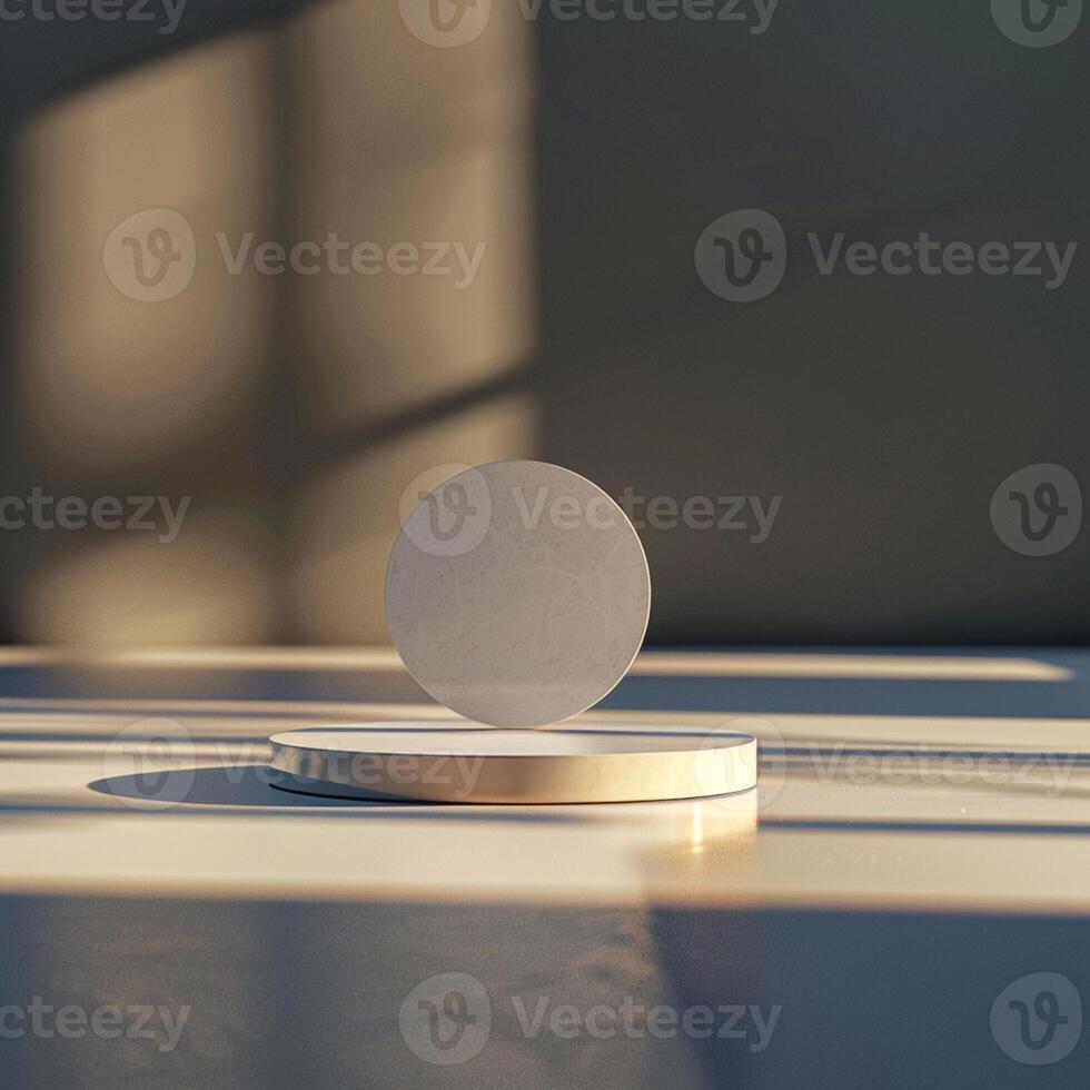 A white object on a table in front of a window photo