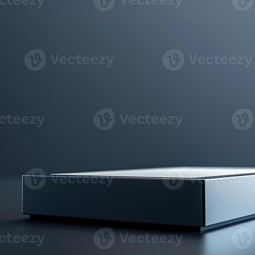 Beautiful Of 3d Realistic Of Empty podium mockup stage realistic for Product Showcase photo