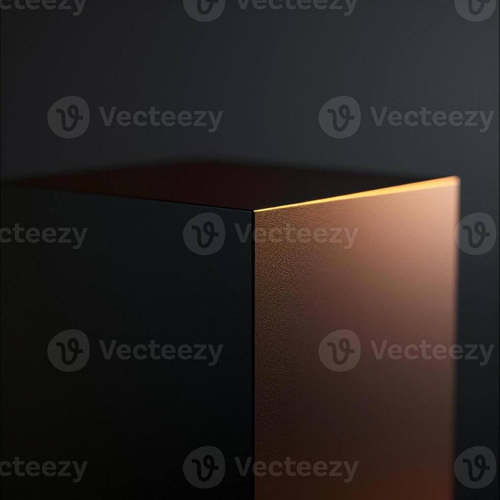 Beautiful Of 3d Realistic Of Empty podium mockup stage realistic for Product Showcase photo