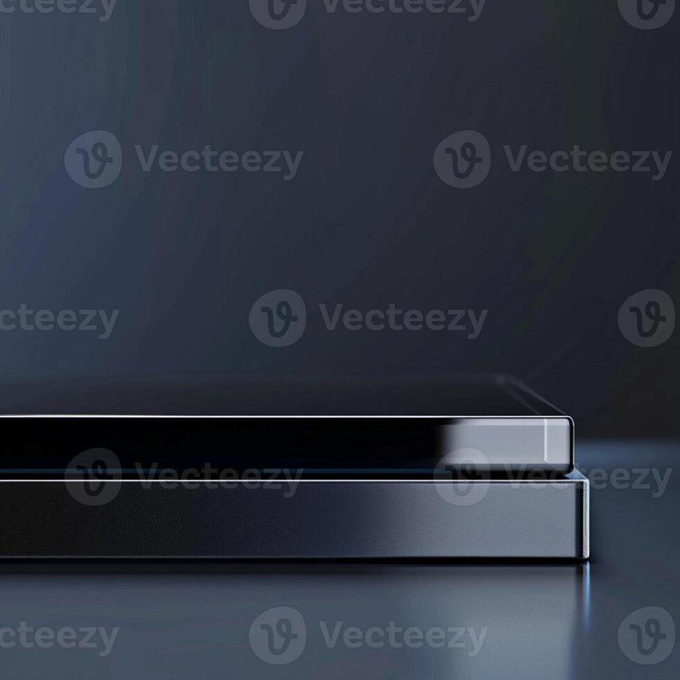 Beautiful Of 3d Realistic Of Empty podium mockup stage realistic for Product Showcase photo