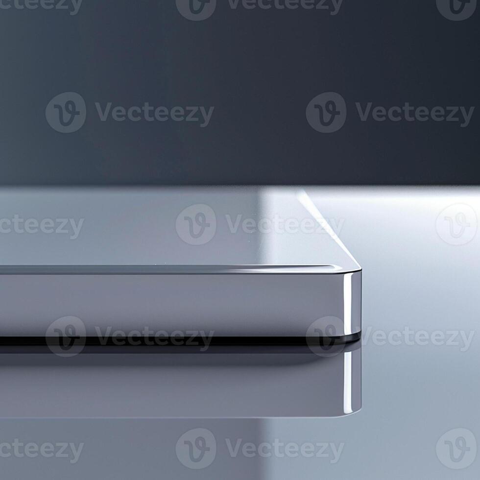 Beautiful Of 3d Realistic Of Empty podium mockup stage realistic for Product Showcase photo