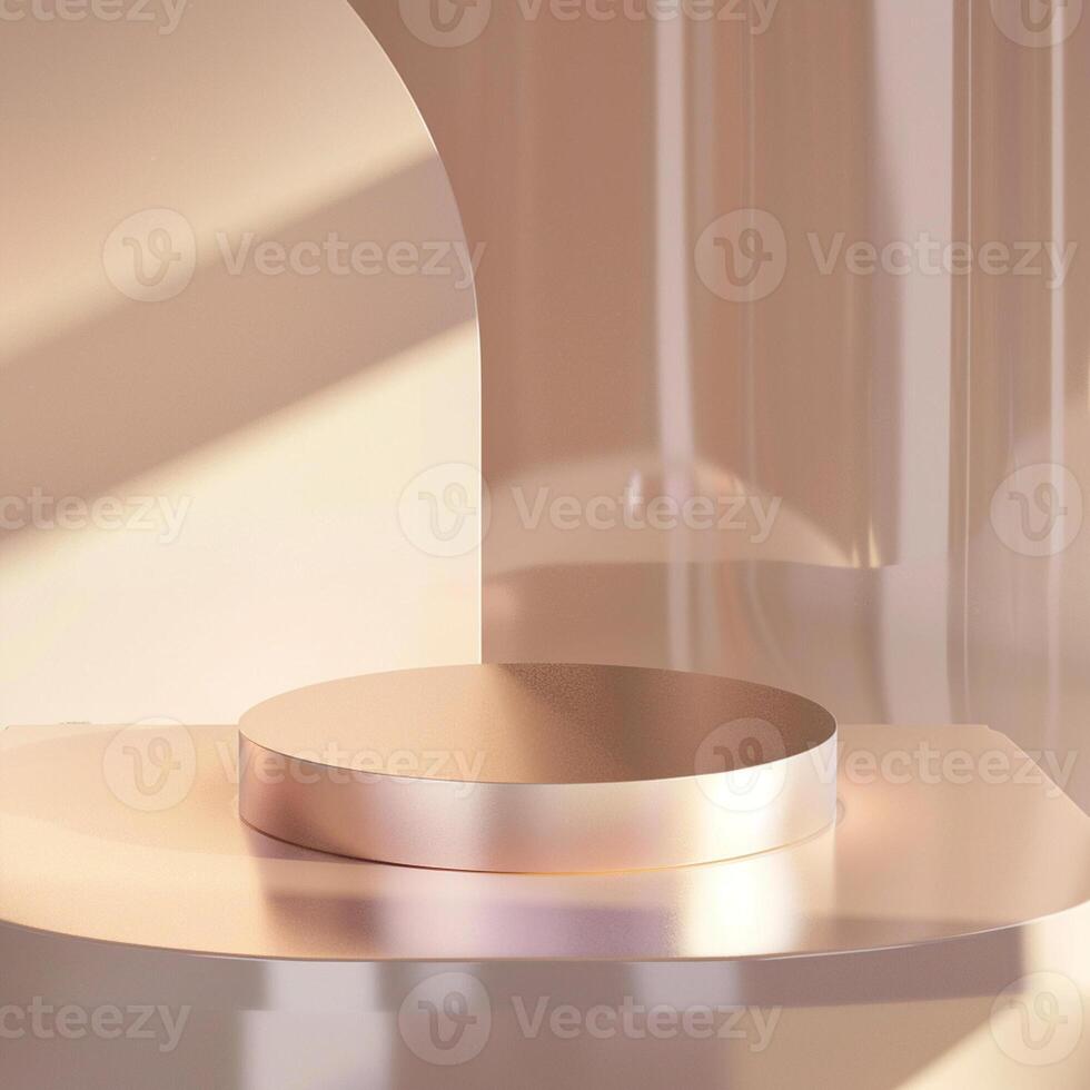 A round object on a table in front of a window photo