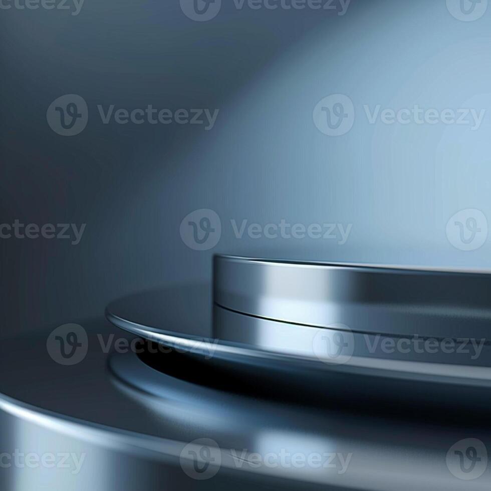 A metal plate with a circular design on it photo
