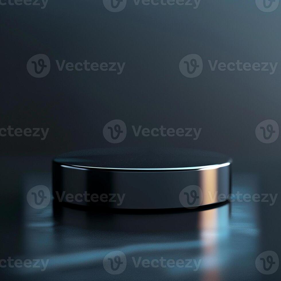A black object sitting on top of a table photo