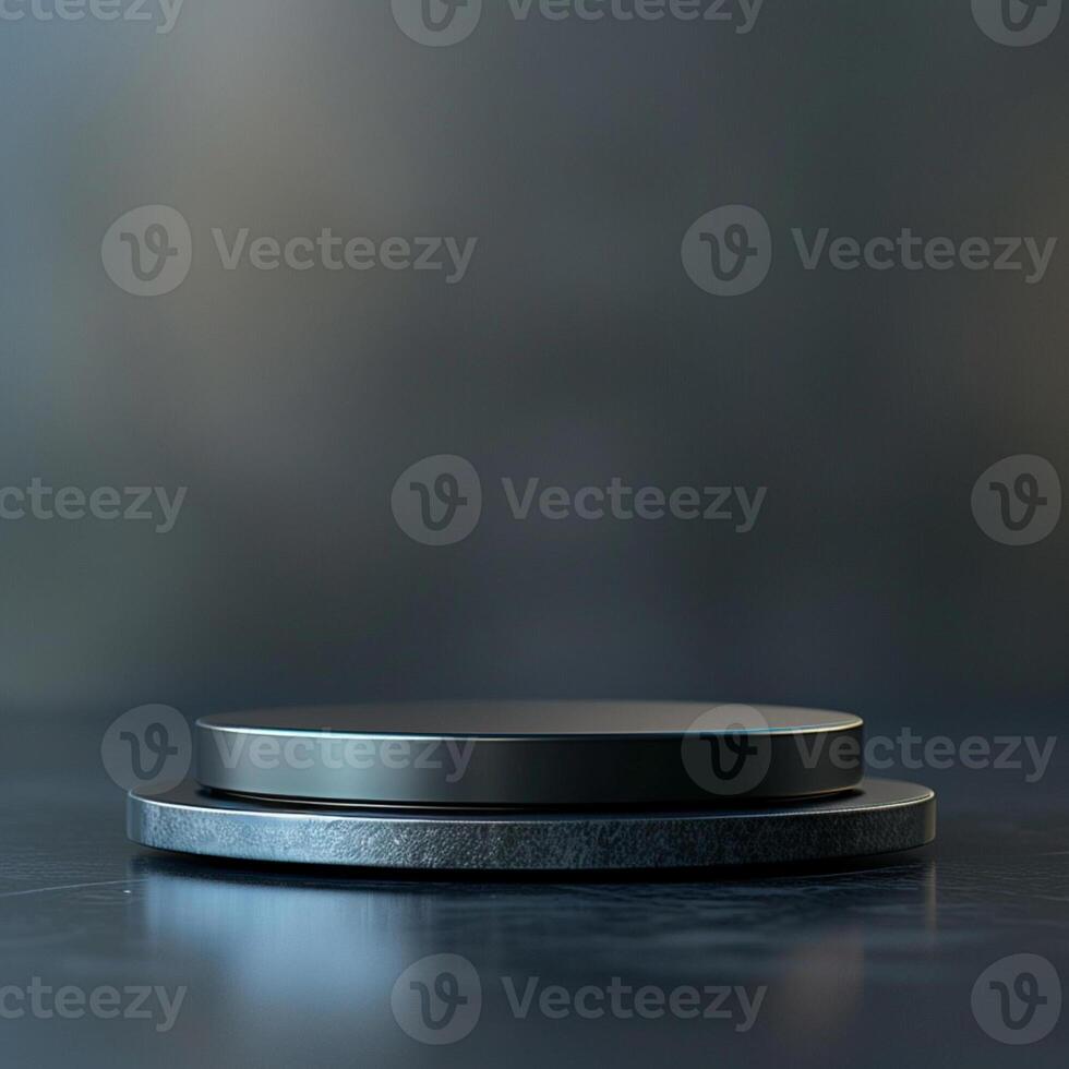 A black object on top of a table photo