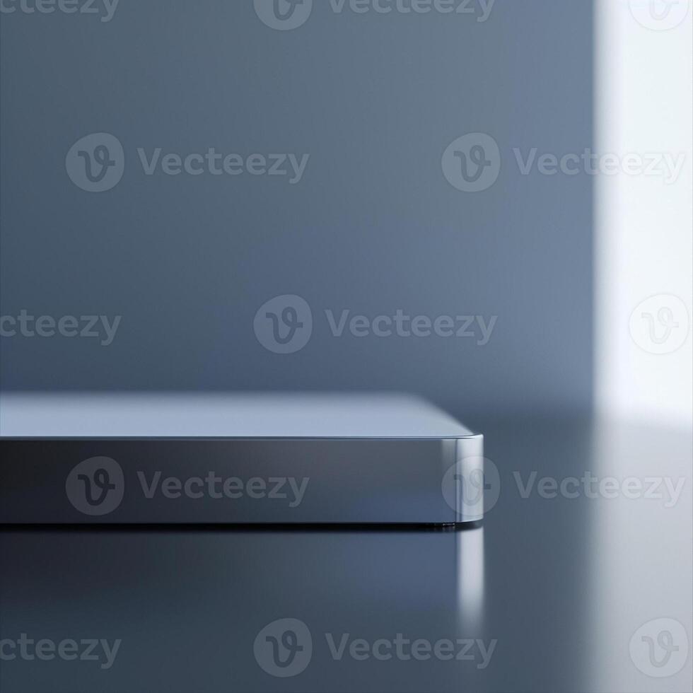 A close up of a metal object on a table photo