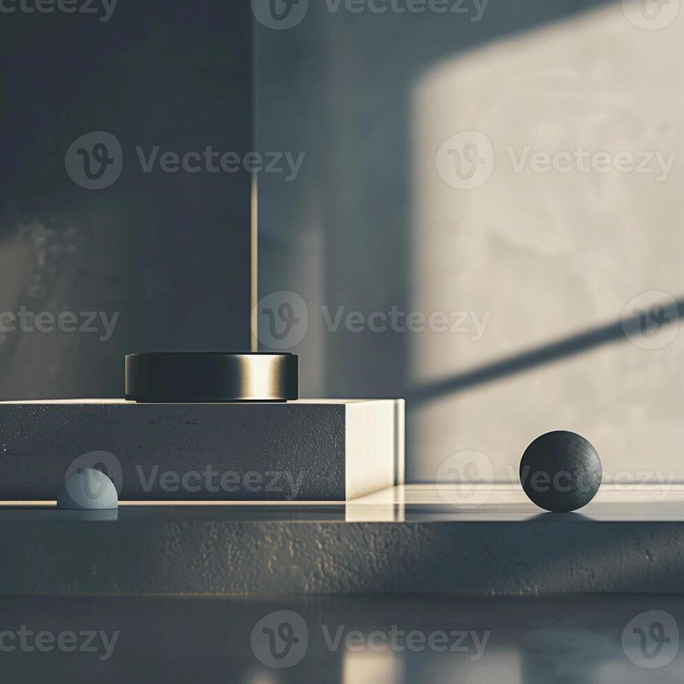 A black and white photo of a black and white object