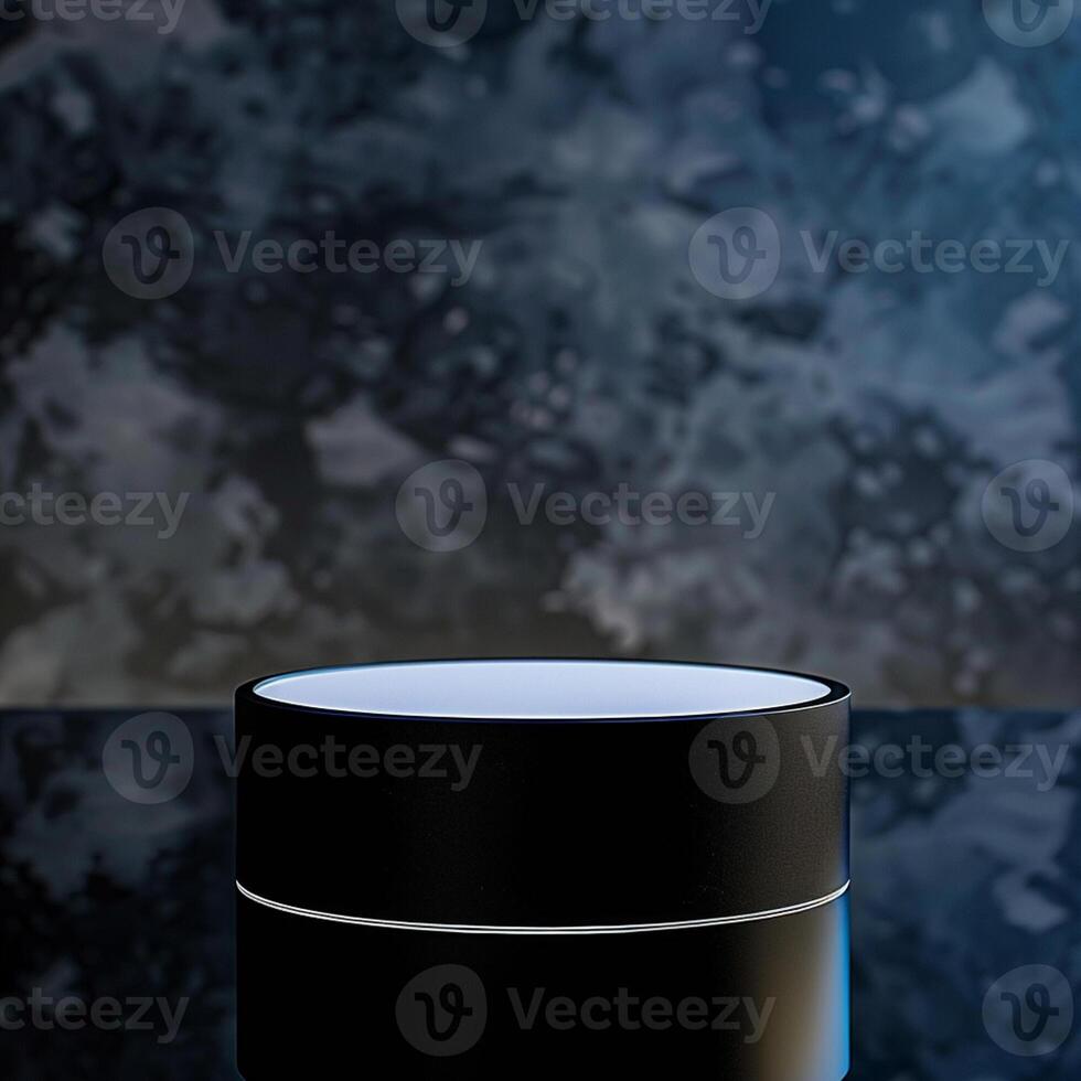 Beautiful Of 3d Realistic Of Empty podium mockup stage realistic for Product Showcase photo