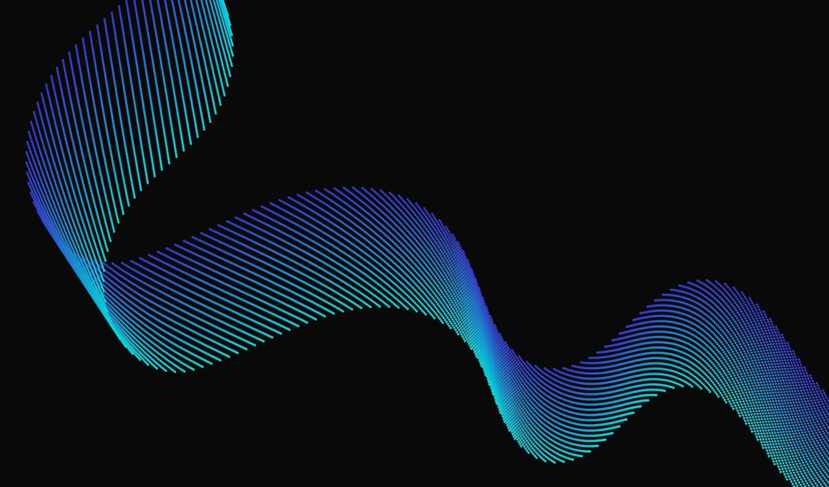 A calming, abstract background with a flowing, wavy pattern of blue-purple and teal dots. vector