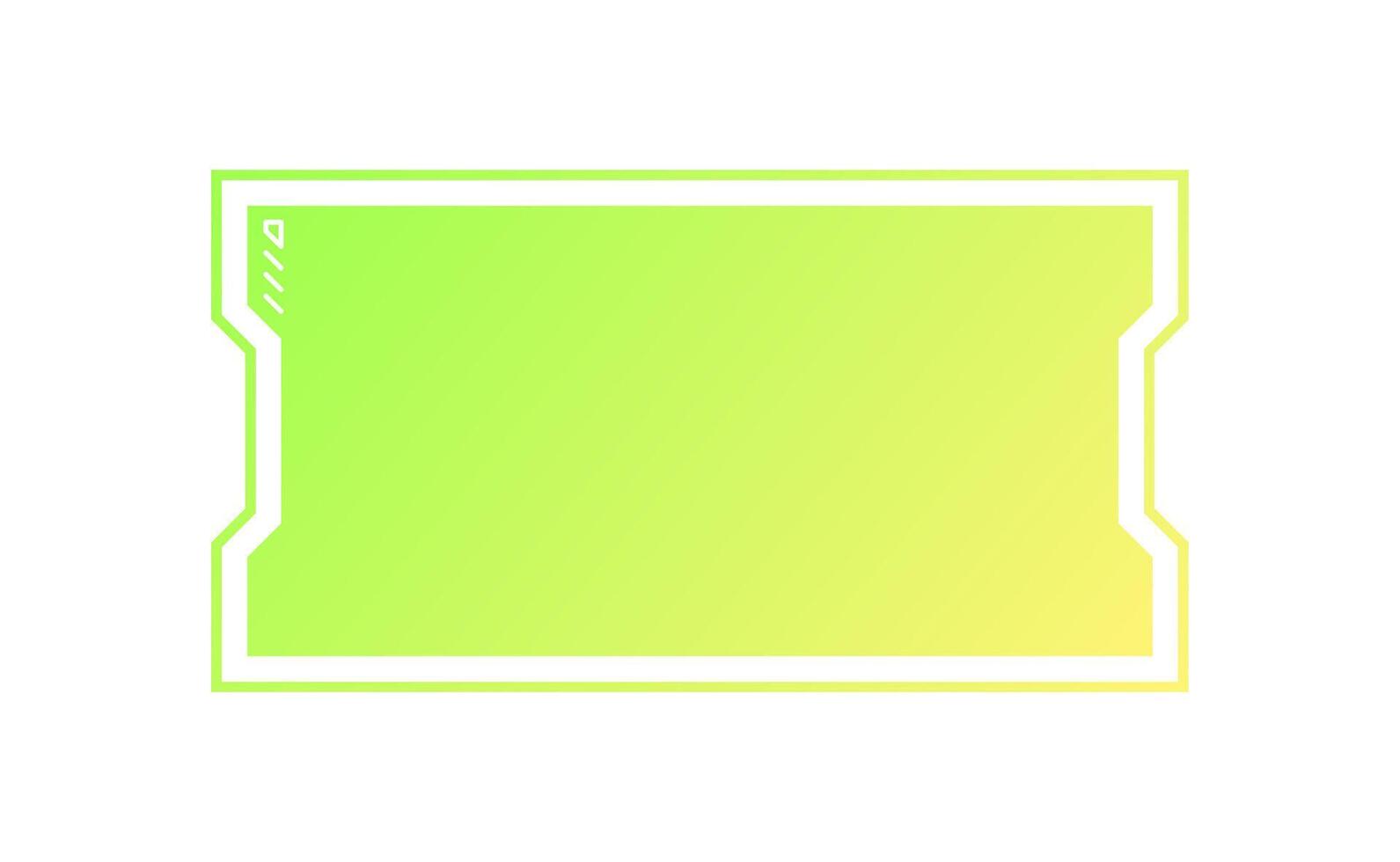 Futuristic lower third interface illustration. overlay element. vector
