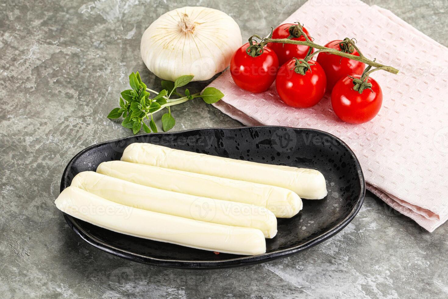 Mozzarella cheese stick heap snack photo
