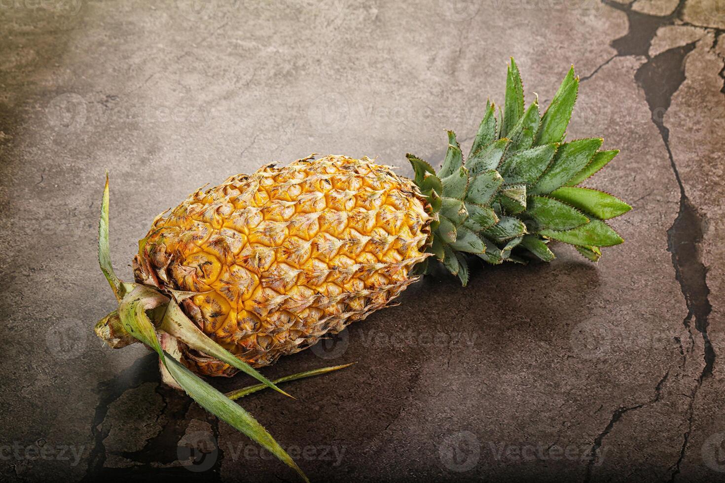 Fresh ripe sweet juicy Pineapple photo